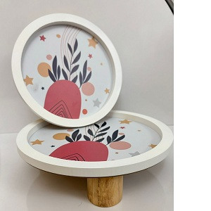 صواني مع اجرين طقم قطعتين 20 و 25 سم