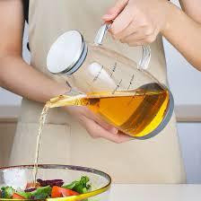 قنينه زجاج بغطاء 750 مل محكم للاحتفاظ بالزيت وسهوله الصب