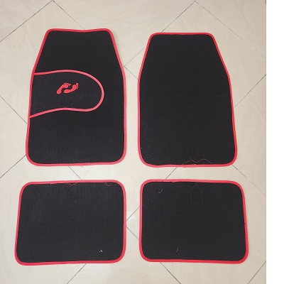 طقم دعاسات للسيارة 4قطع امامي خلفي الوان عشوائيه