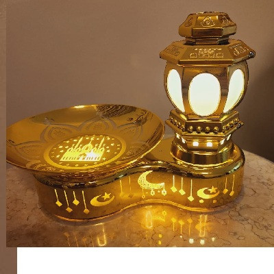 فانوس مضي مع صحن