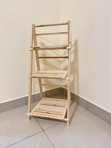 سلم خشبي 77سم