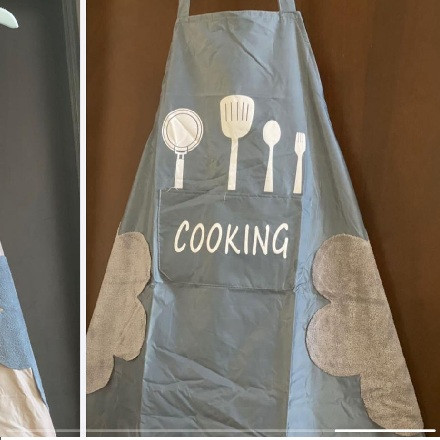 مريول مطبخ فضي